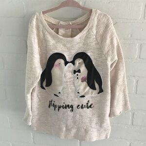 Jessica Simpson Cream longsleeve shirt for Girl Size M